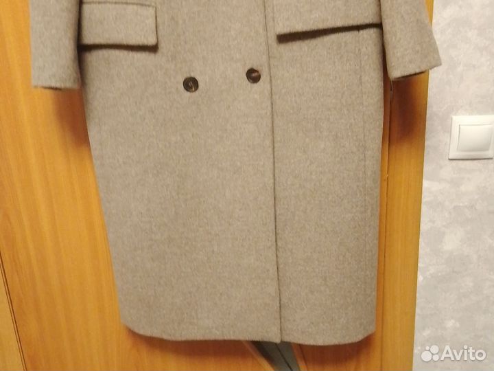 Пальто женское демисезонное. 80проц.шерсть