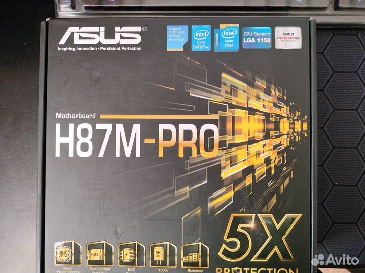 Материнская плата Asus H87M-PRO