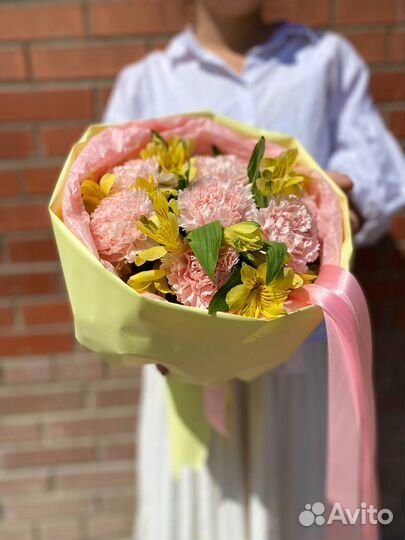 Диантусы альстромери Flowers124 цветы букеты