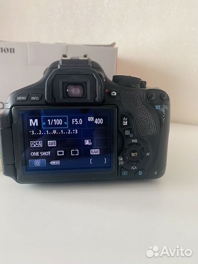 Зеркальный фотоаппарат canon 600d