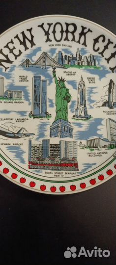 Тарелка декоративная New York 1998 для коллекции
