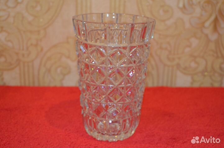 Ваза хрустальная 17*7*12 см