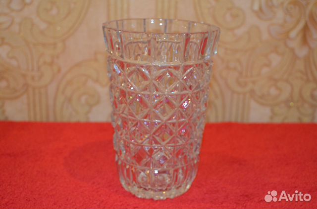Ваза хрустальная 17*7*12 см