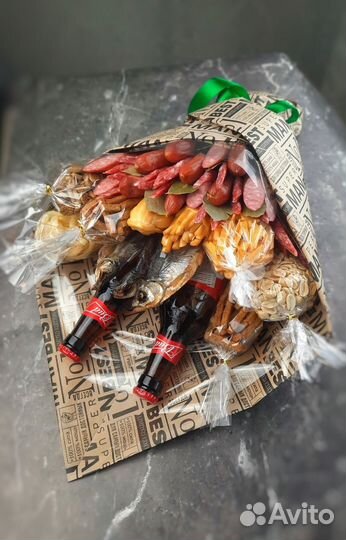 Мужские букеты съедобные