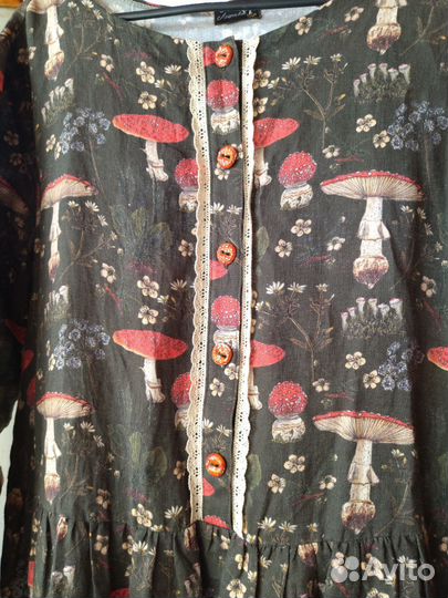 Платье 100% лен