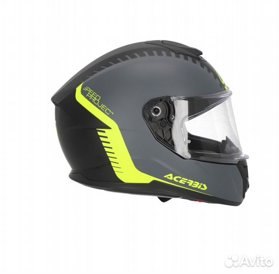 Шлем Acerbis krapon 22-06 Grey/Yellow XL