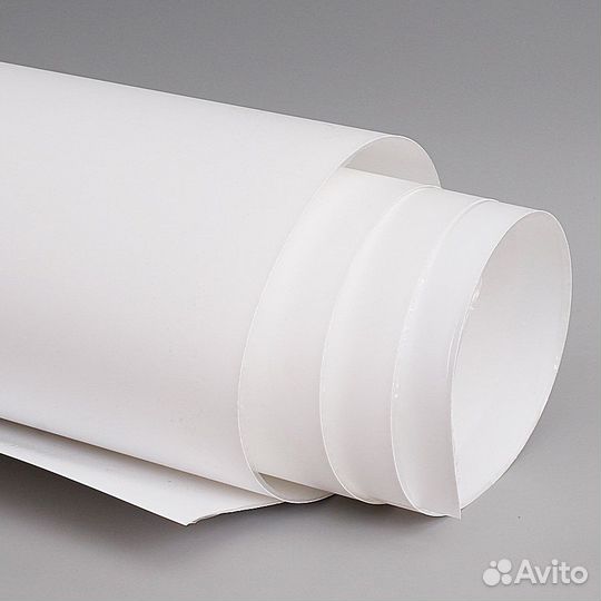 Белый пластиковый фотофон для предметной съемки