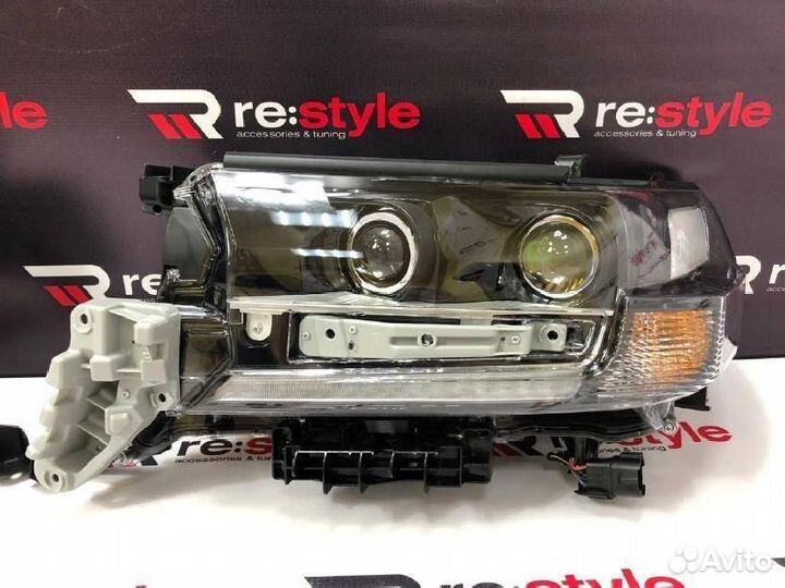 Фары Toyota Land Cruiser 200 с16г Темные
