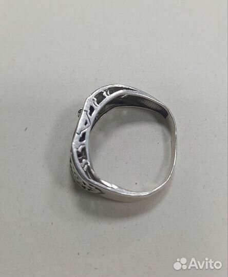Кольцо печатка мужская 