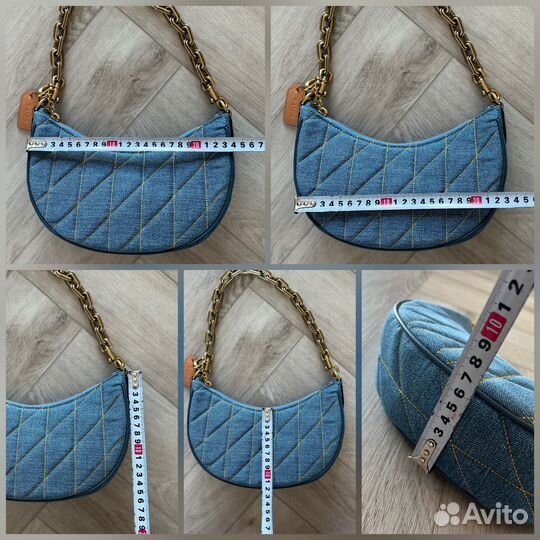 Сумка coach джинсовая