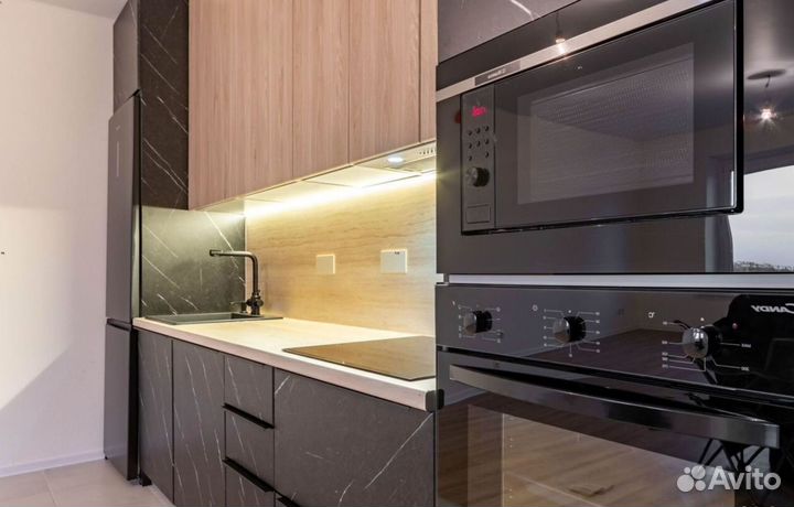 Кухня Гранит тёмный на заказ с гарантией