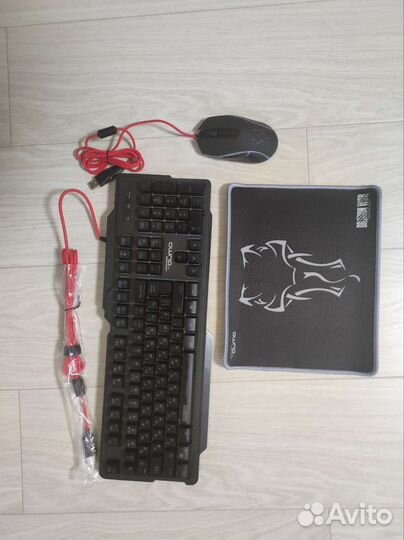 Клавиатура+мышь+коврик
