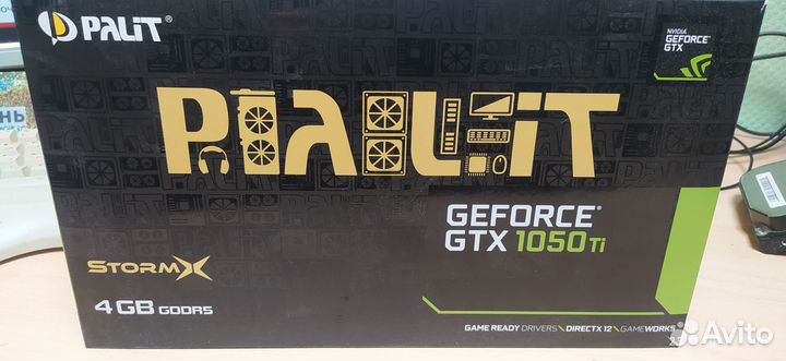 Видеокарта nvidia GeForce GTX 1050 Ti Palit StormX