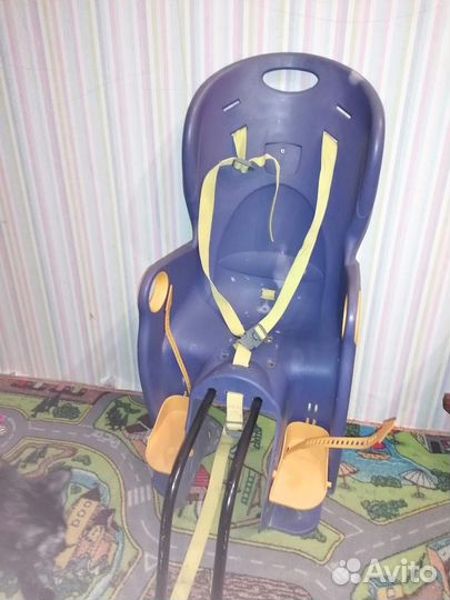 Детское кресло на велосипедное сиденье