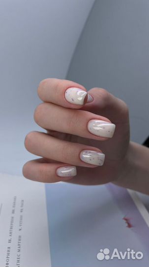 Маникюр наращивание ногтей