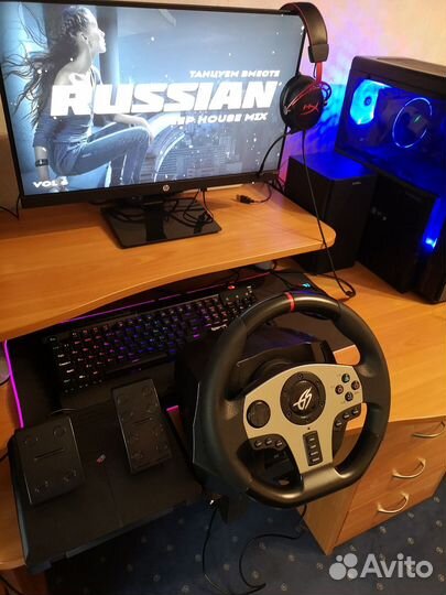 Игровой руль dexp wheelman pro 900