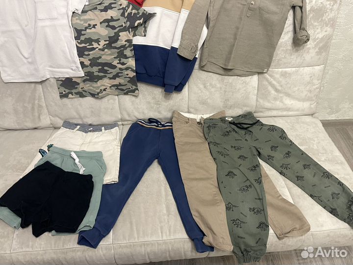 Вещи пакетом на мальчика 110 116