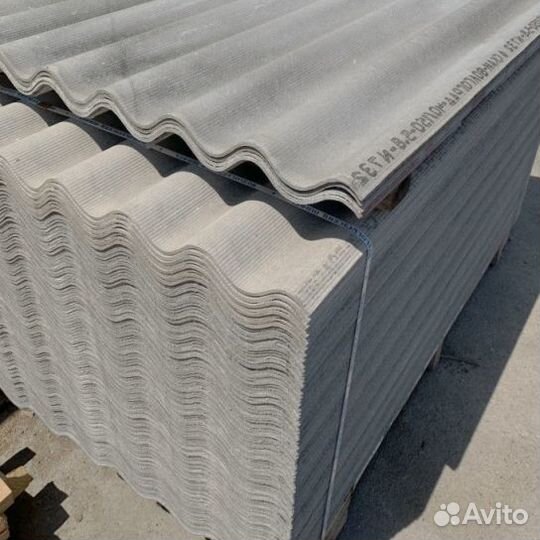 Шифер 7 волновой ГОСТ, доставка, В наличии
