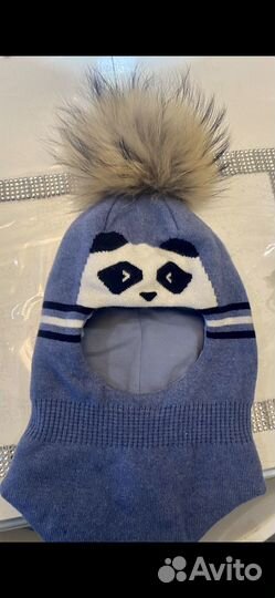 Шапка шлем детская зима