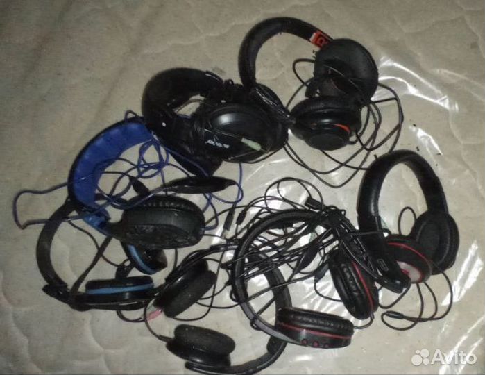 Игровые проводные наушники