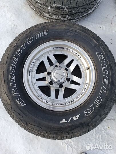 Bridgestone dueler AT 265/70 R16 + диски