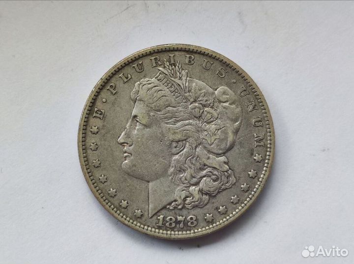 1 Доллар Моргана 1878 Филадельфия