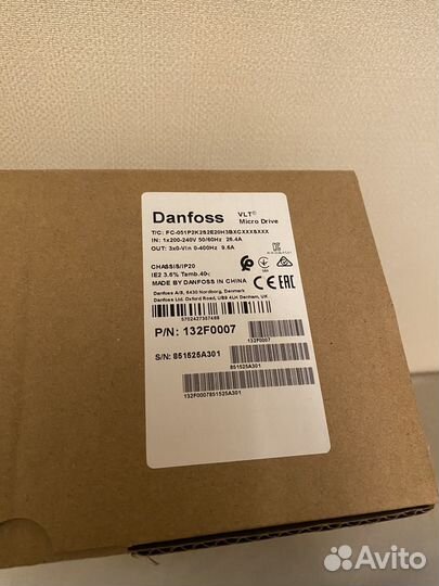 Частотный преобразователь Danfoss VLT 132F0007