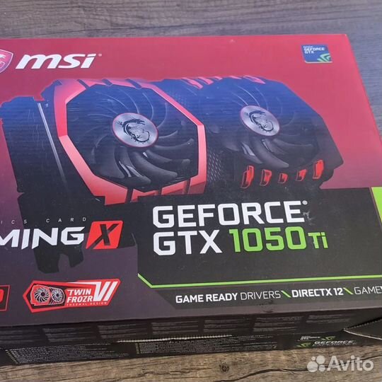 GeForce GTX 1050 Ti gaming X 4G