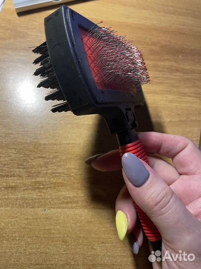 Щетка 2 в 1 для собак и кошек