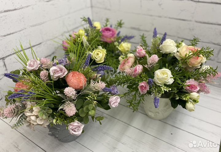 Цветы силиконовые