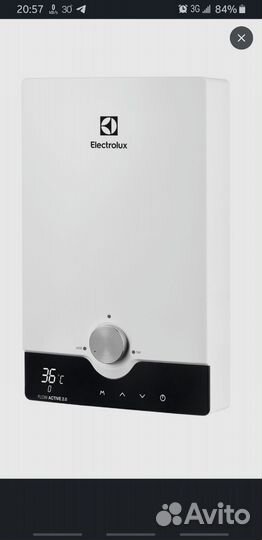 Водонагреватель проточный Electrolux 8 кВт