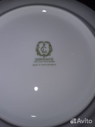 Наборы тарелок Bernadotte (Чехия)