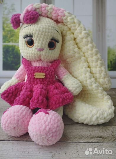 Зайка, игрушка ручной работы