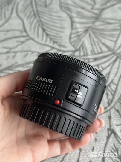 Объектив canon 50mm 1 8
