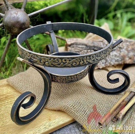 Подставка под садж кованная