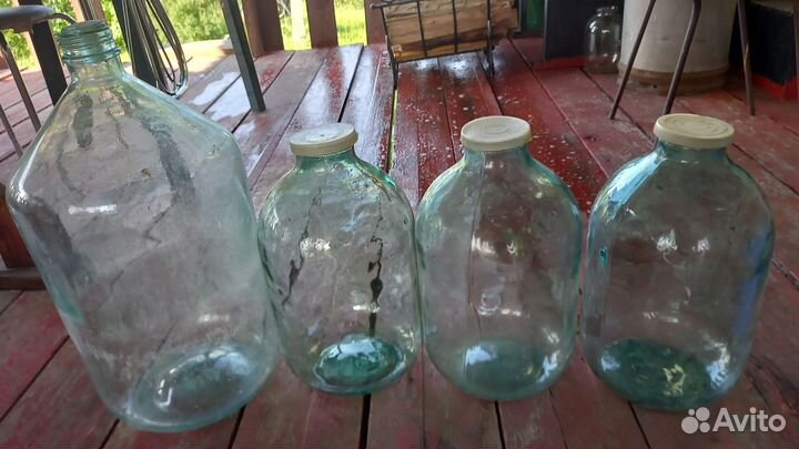 Банки и бутыли стекло СССР