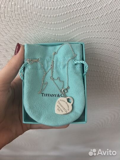 Подвеска tiffany сердце