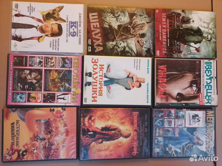 Двд диски с мультфильмами и фильмами