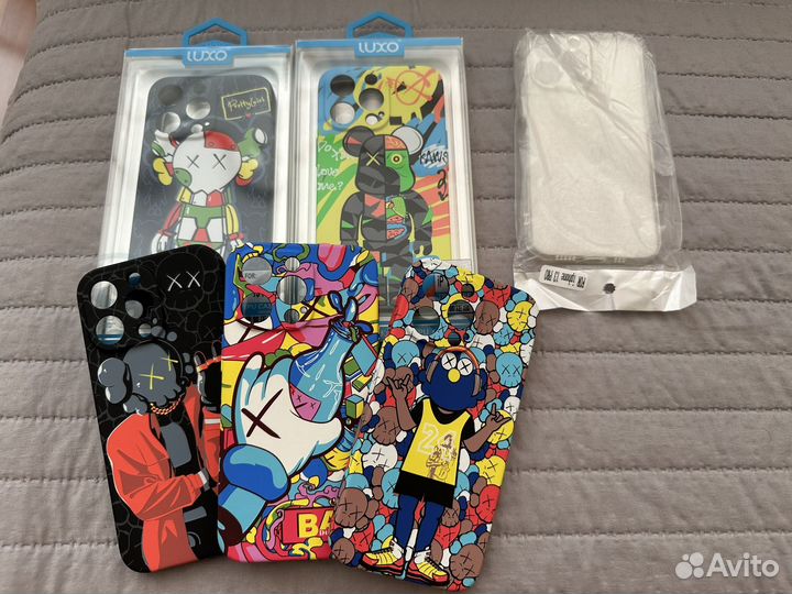 Набор чехлов luxo kaws на iPhone 13 Pro