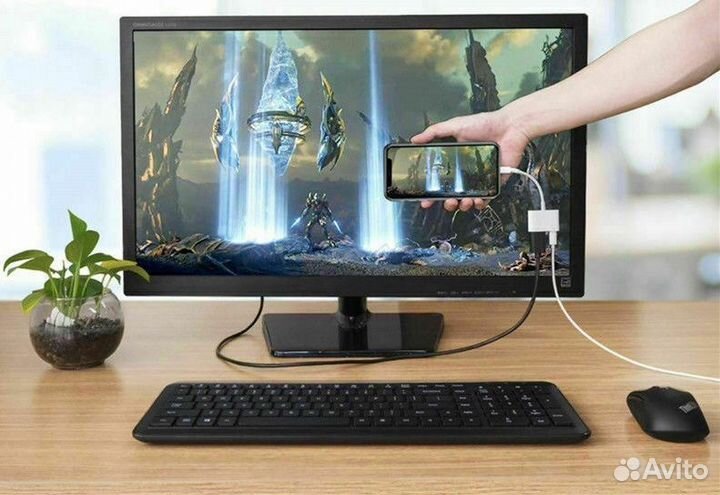 Адаптер Lighting для iPhone/hdmi