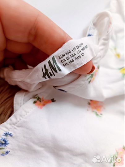 Платье для девочки hm вискоза