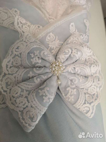 Конверт на выписку для мальчика тёплый