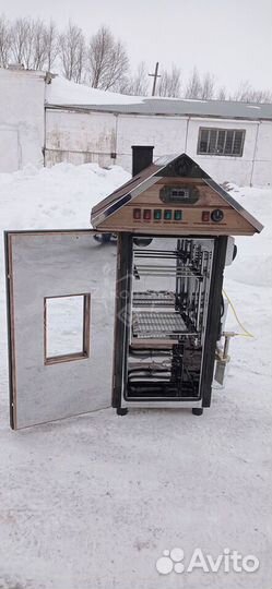 Коптильня холодного и горячего копчения. Из нержав