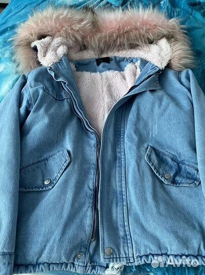 Джинсовая куртка женская 44 46