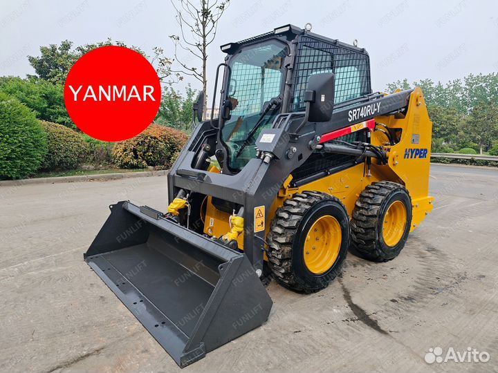 Мини-погрузчик Hyper SR740RU-Y, 2024