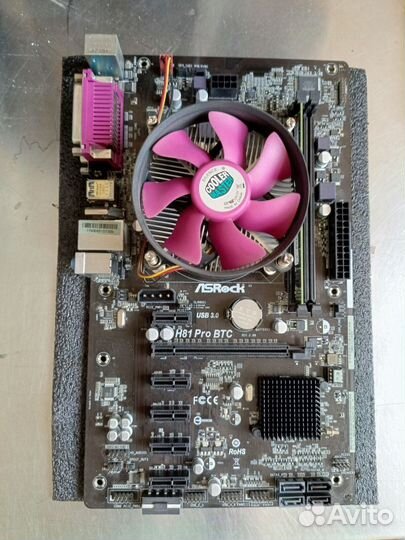Материнская плата Asrock H81 PRO BTC rev. 2.0