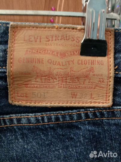 Мужские джинсы levis 501.48разм. На болтах