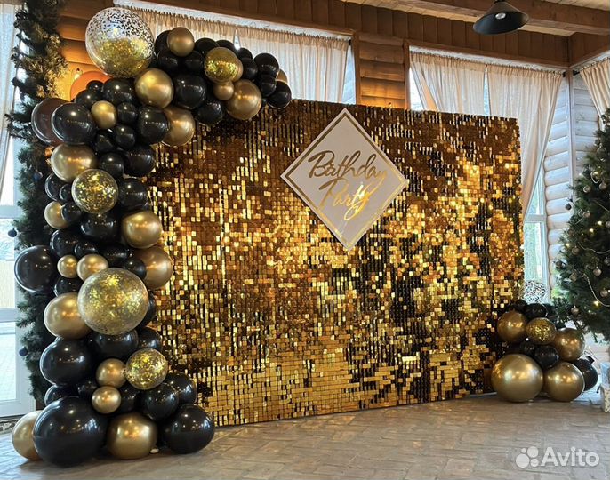 Фотозона, Аренда фотозоны из пайеток