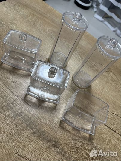 Контейнеры для ватных палочек и дисков