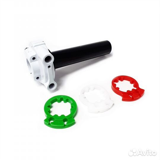 Ручка газа короткоходная белая 